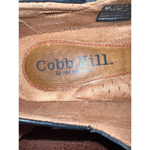 Cobb Hill Womens 9.5M Black Leather Mary Jane Shoes With Strap - Picture 2 of 7